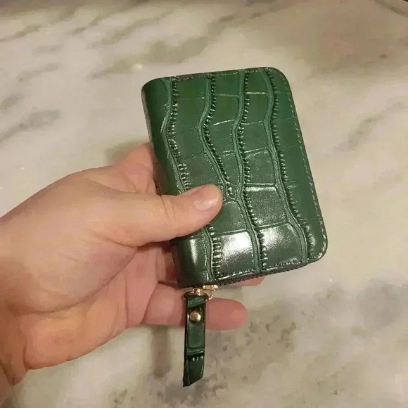 Unisex PU Credit Card Holder Zipper Purse Card Holder Wallet Money Coin … - Picture 2 of 13